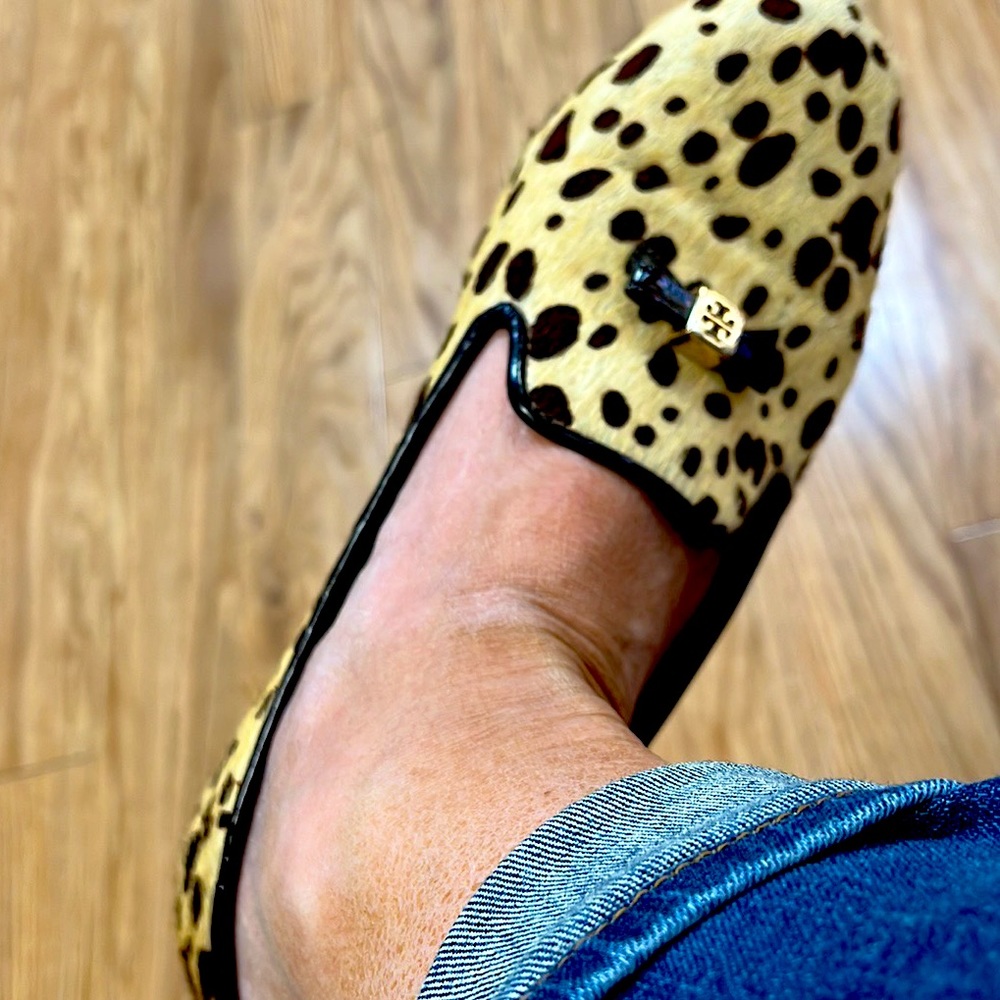 TORY BURCH Leopard Print with gold details